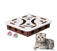 Cat Scratch Puzzle Box - Felt Thinking Game, Cat Maze | With Ball Structure | Interactive Thinking Game | Activity for Play Area Home Behavior Training Alone Time Nac