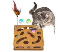 Cat Scratch Puzzle Box Kitten Nail File Trimmer Toy