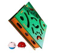 Cat Scratch Puzzle Box,Silent Trimmer Interactive,with Bell Ball Felt Cat Scratch Puzzle | for Grooming Play Couch Carpet Furniture Protection Kitten Puppy Small Medium Large Breed Indoor Bedroom