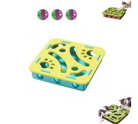 Cat Scratch Puzzle Enrichment Box, Cats Puzzle Box to Alternative Clippers And Grinders, Cat Nail File Enrichment Box Scratch Resistant & Soft on Paws for Cats of All Ages (C)