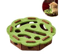 Cat Scratch Puzzle Enrichment Box, Felt Maze Toy with Balls, Alternative to Clippers and Grinders for Indoor Cats Self Play, Scratching & Hunting Fun Stimulate Kittern Energy and Instincts