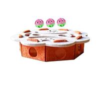 Cat Scratch Puzzle Enrichment Box | Felt Mind Game | Cat Puzzle Box with Ball | for Play Area Apartment Behavior Training Alone Time After Meal Home Bedroom