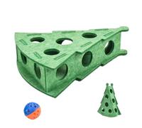 Cat Scratch Puzzle Enrichment Box - Interactive Felt Scratching Pet Games with Bell Balls | Cat Enrichment Toys for Play, Training, Hunting Simulation, Scratching, Climbing, Home and Outdoor Fun