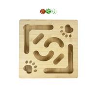 Cat Scratch Puzzle Enrichment Box with 2 Bell Balls, Cat Nail File Enrichment Boxs,Mental Felt Maze Puzzle for Scratching Hunting Play,Stress Free Alternative to Clippers and Grinders