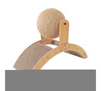Cat Scratch- Scratching Board, Scratch Pad | Kitten Scratching Ball With Arch Bridge, Sisal Wood Furniture Protector Indoor Outdoor Cat Exercise Toy, Wear-Resistant Non-Shedding Claw