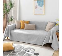 Cat Scratch Sofa Cover, Waterproof Non Slip Sofa Covers 2 3 Seater, Anti Scratch Furniture Protector, Couch Protector Scratch Proof Couch Cover for Pets, Suitable for All Season, 180 x 300 cm, Grey