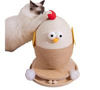 Cat Scratch Toy - Sisal Scratch Board for Cats, Sisal Scratch Toy for Chat in the Shape of a Rooster, Toy Scratch in Sisal for Chat in the Shape of a Rooster, Manual Assembly Toy for Chat