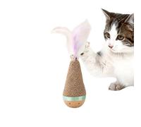 Cat Scratch Toys | Sisal Stimulation Game, Interactive Cat Toy with Non-Slip Base | Training Running Exercise Mental Stimulation Puppy Various Sizes No
