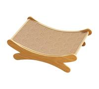 Cat Scratcher - 2 In 1 Scratch Lounge Cat Bed | Breathable Grind Claws Sofa With Wood Sisal Structure For Indoor Pets Offering Furniture Protection And Healthy Daily Play Relaxation