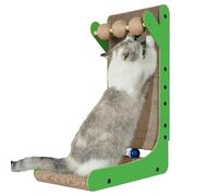 Cat Scratcher, 23.6 Inch L Shaped Vertical Cat Scratching Post for Wall and Couch Protection with Ball Toy