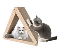 Cat Scratcher 3-Sided Vertical Cat Scratching Post Cat Scratcher Foldable Triangle Cat Scratching Board For Indoor Cat Cat Scratching Board(44cm)
