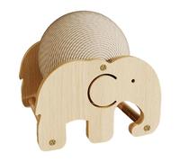 Cat Scratcher - 7.09 Inch Rope Ball | Elephant Style Round Cat Scratching Mat With Stable Base | Non-Slip Scratching Board | Durable Pet Toy For Cats Exercise, Play & Home Decor