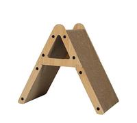 Cat Scratcher A-type cat grabbing board Simple small climbing frame grabbing board Cartoon cat board Grasping corrugated paper grabbing board for Indoor Cats