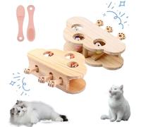 Cat Scratcher and Interactive Toy - Whack-a-Mole Design for Indoor Adult Cats, 3-in-1 Fun and Engagement
