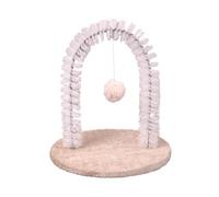 Cat Scratcher Arch Groomer, Massage Face Scratcher & Shedding Hair Remover, Scratching Pad Rubbing Post for Cats, Home & Living Room