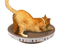 Cat Scratcher Bed - Corrugated Cardboard Bowl 40x9 Cm, Oval Scratchers Lounge Pad, Soothing Cats Stress Relief Toy, Sharpener For Grinding Claws | Furniture Protector For Sofa Floor Mattress Curtains