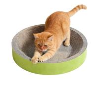 Cat Scratcher Bed - Round Cat Scratching Board, Corrugated Cardboard Bowl Nest for Cats, High-Density Scratch-Sharpening CatToy, Extra Large 50×9cm, Lint-Free CatScratcher for Home Use