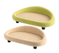 Cat Scratcher Bed - Smoothh Sisal Lounge, Large Scratching Board Sofa Style, 61x38x18cm Comfort Scale, Natural Fiber Claw Care Tech, High Grade Sisal Build Durble, For Apartment & Living Room