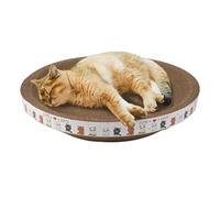Cat Scratcher Bowl Bed - Oval Corrugated Cardboard Scratch Pad, Scratching Toy | Kitten Training For Sofa, Floor, Curtains, Mattress Protection, Indoor Play, Furniture, Scratch-Resistant Cats