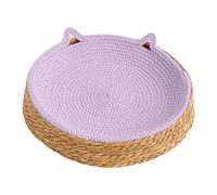 Cat Scratcher Bowl,Breathable Woven Resting Nest - Kitten Ear Design Cotton Rope Round Cat Bed,for Furniture Safety Nail Trimming Paws Care Boredom Enrichment Play