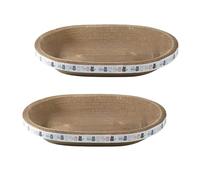 Cat Scratcher Cardboard,2 in 1 Oval Corrugated Cat Dog Scratching Bowl Nest, High-Density Durable 2 Cat Paradise Lounge Bed, Pet Basket for Furniture Protection,Kitten Toys,Extra Large Mat (57cm)