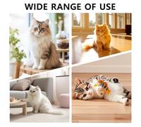 Cat Scratcher, Cardboard Scratcher, Interactive Pet Scratch Toy with 2 Bell Balls Track for Indoor Play Protecting Furniture Floor