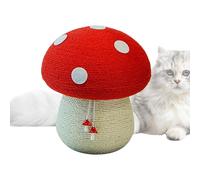 Cat Scratcher, Cat Scratching Mat, 28x34cm Compact Unit Featuring Plush Top Bed, Chipboard Construction Modern Accessory Including Hanging Ball Toy, Happy Pet Equipment, Sisal Grind