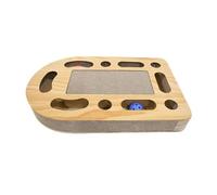 Cat Scratcher Cat Toys Corrugated Cardboard Pulling Out The Ball Turntable Claw Trainer Supplies Wear-resistant Does Not Fall Off Debris