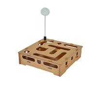 Cat Scratcher Cat Toys Corrugated Paper Claw Board Square Box With Bell Scratch Amusing Stick
