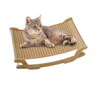Cat Scratcher Chair - Sisal Cat Bed | Pet Lounger With Sisal Mat | Nartural Cats Scratch Post | Kitten Rocking Sofa Pet Cooling Recliner For Play Living Room Balcony Indoor Apartment Garden