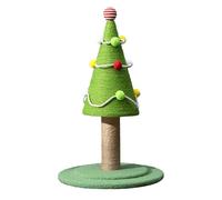 Cat Scratcher Christmas Tree - Cartoon Scratch Posts for Indoor Cats,Cat Relaxation Tool Aesthetic Tree Ornaments Cute Pet Engagement Toys for Kitties Indoor Cats