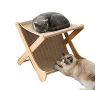 Cat Scratcher Couch 2-Layer Foldable Interactive Multi-purpose Sofa