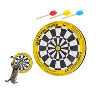 Cat Scratcher - Dartboard Design Scratch Pad with Adhesive Backing, Corner Cat Scratcher For, Protecting Furniture While Providing Mental Stimulation and Exercise Durable Easy to Install