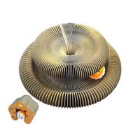 Cat Scratcher, Kitty Cat Ball Roller with Bells - Kitten Accordion Interactive Turntable Claw Board