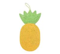 Cat Scratcher Mat, 16.5 X 7.9 Inch Natural Sisal Pineapple Shape Cat Scratch Mats, Portable Cat Scratching Pads Toy for Indoor Cats, Cat Scratching Pads Rug Protect Carpet and Sofa