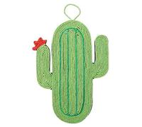 Cat Scratcher Mat, 17 X 6.7 Inch Natural Sisal Cactus Shape Cat Scratch Mats, Portable Cat Scratching Pads Toy for Indoor Cats, Cat Scratching Pads Rug Protect Carpet and Sofa