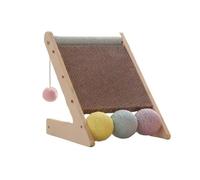 Cat Scratcher Multifunctional Cat Scratching Board Wear-resistant Claw Grinder Vertical Climbing Frame With Hairball Toys