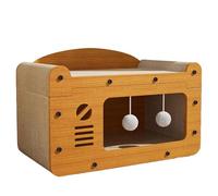 Cat Scratcher Pads 55x29x29 Cm Cardboard Cat House Corrugated Paper Interactive Toys 2 In 1 Scratcher Nest With 2 Pieces Funny Balls Large Scratchers Lounge Bed