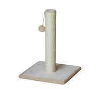 Cat Scratcher Post - 47cm Durable Sisal Claw Tower with Soft Carpet Base - Stable Vertical Post for Healthy Scratching - Sleek Black , Blue , or Grey - Space-Saving Scratch Pole for Kittens_Grey