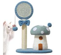 Cat Scratcher Post - Mushroom Shaped Sisal Board Scratcher | Cat Tree Scratching Post For Indoor & Outdoor, For Home Student Residence Apartment Dorm
