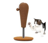 Cat Scratcher, Scratch Board with 2 Bell Balls and Catnip, High Density Corrugated Scrattcher Board, Durable 3 Inch Scratching Pad Bed Toy for Indoor Cats Cat Scratcher, SC