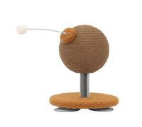 Cat Scratcher, Scratcher with 2 Bell Balls and Catnip, High Density Corrugated Sheet Scrattcher Cardboard, Durable Scratcher Pad Bed Toy for Indoor Cats, Cat Scratchers, Cattkr