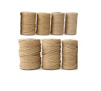Cat Scratcher Sisal Rope, Multiple Thick Hemp Jute Ropes Natural Twine String for Scratching Post Replacement, Gardening, DIY Decoration, Binding (22mm x 20m)