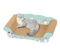 Cat Scratcher Sofa Bed - Cat Scratch Lounge | Lounge Couch, Furniture Protector, Cat Scratcher, Cat Scratch Bed for Rest and Play