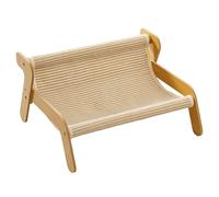 Cat Scratcher Sofa - Non Slip Pet Bed, MDF Fabric Scratching Furniture, Indoor Kitten Claw Grinder, Durable Enrichment Play | Comfortable Boredom Relief Sofa For Cats Rest Scratch Exercise
