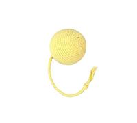 Cat Scratcher Toy Cat Interactive Toy Teaser Self-Playing Sisal Cat Squeaky Toy Kitten Toy Sisal Ball Cat Toy