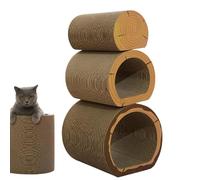 Cat Scratcher Toy | Corrugated Cardboard Cat Tunnel Scratcher - Reusable Multifunctional Tunnel Toys, Indoor Pet Relaxing Toys for Cats, Kittens, Pets