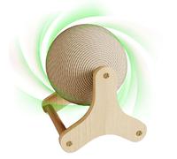 Cat Scratcher Toy - Non-slip Base, Interactive Scratching Ball, Stable Indoor Play Furniture, Rotating Claw Grip Device | For Daily Activity of Domestic Cats, Exercises and