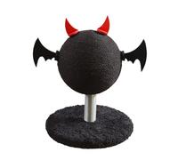 Cat Scratcher Toy - Suction Cup Exercise Toy with Ball | Interactive Game Accessory for Home, Living Room, Kitchen, Porch, Balcony, Entrance, Apartment, J-Area