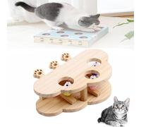 Cat Scratcher Toy with Interactive Whack-A-Mole Game for Indoor Play and Exercise - Engaging Activity to Promote Healthy Play for Cats